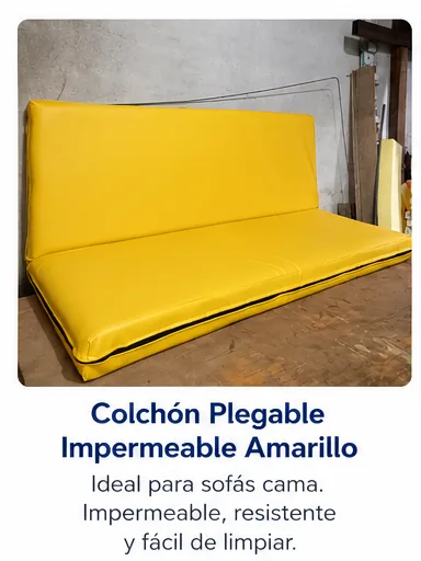 Colchón Plegable Impermeable Espuma Ortopédica